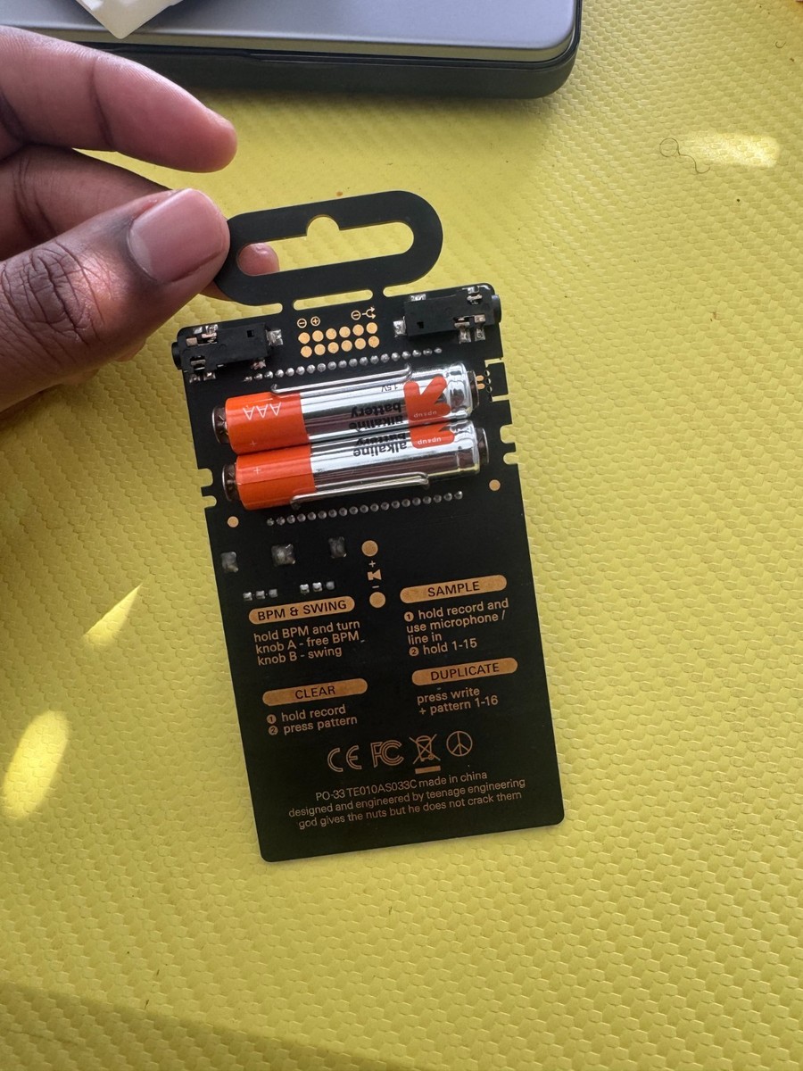 Pocket Operator PO-33 KO with Beat Maker's Boutique SPO-XS Case