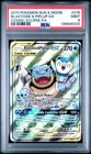 Pokemon TCG - Blastoise & Piplup GX #215 Tag Team - Cosmic Eclipse - PSA 9 Mint