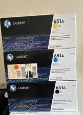 GENUINE HP 651A CE340A CE341A CE342A NO MAGENTA HP TONER CARTRIDGES