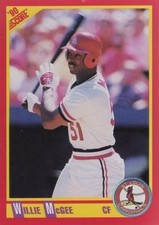 1990 Score #374 Willie McGee