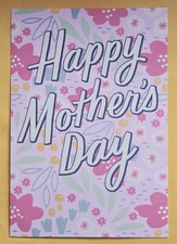 Happy Mother's Day Greeting Card  Envelope 5x7" 