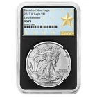 2023-W Burnished $1 American Silver Eagle NGC MS70 ER West Point Star Label