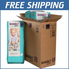 Eco-Friendly Baby Diapers Size 5 - Soft, Hypoallergenic, 132 Count Green Bag