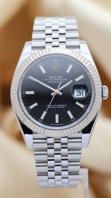 Rolex Datejust 41mm Automatik Herrenuhr 126334 Original Papiere + Box