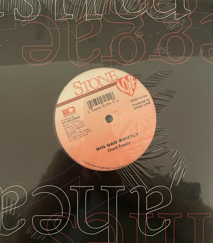 Mega Banton/Chuck Fender- Midnight Attraction/Big Bad Bently 12" Vinyl Brand New Foto 2 de 2