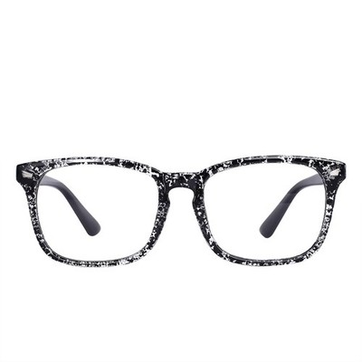 MAXJULI Blue Light Blocking Glasses,Computer 58-14-135, Transparent Black