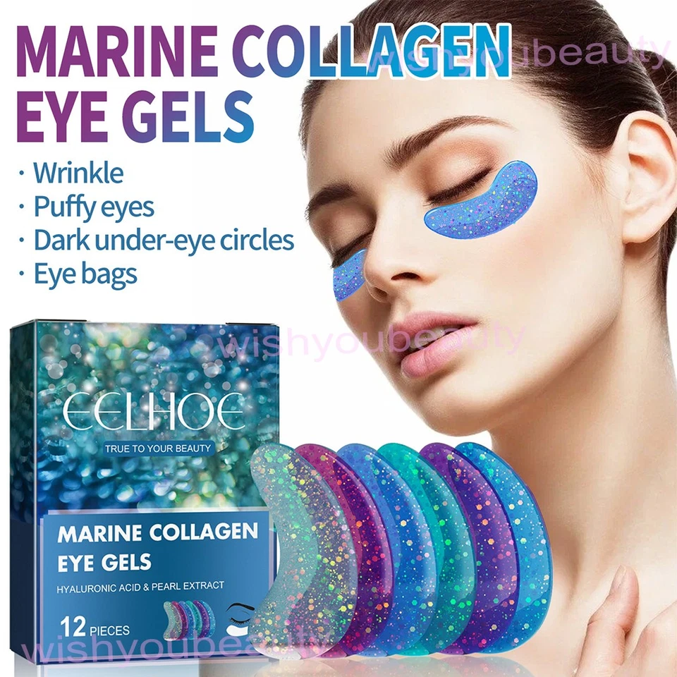 Eye Gels Pads Under Eye Patches for Puffy Eyes and Dark Circles with Collagen - Image 3 of 4