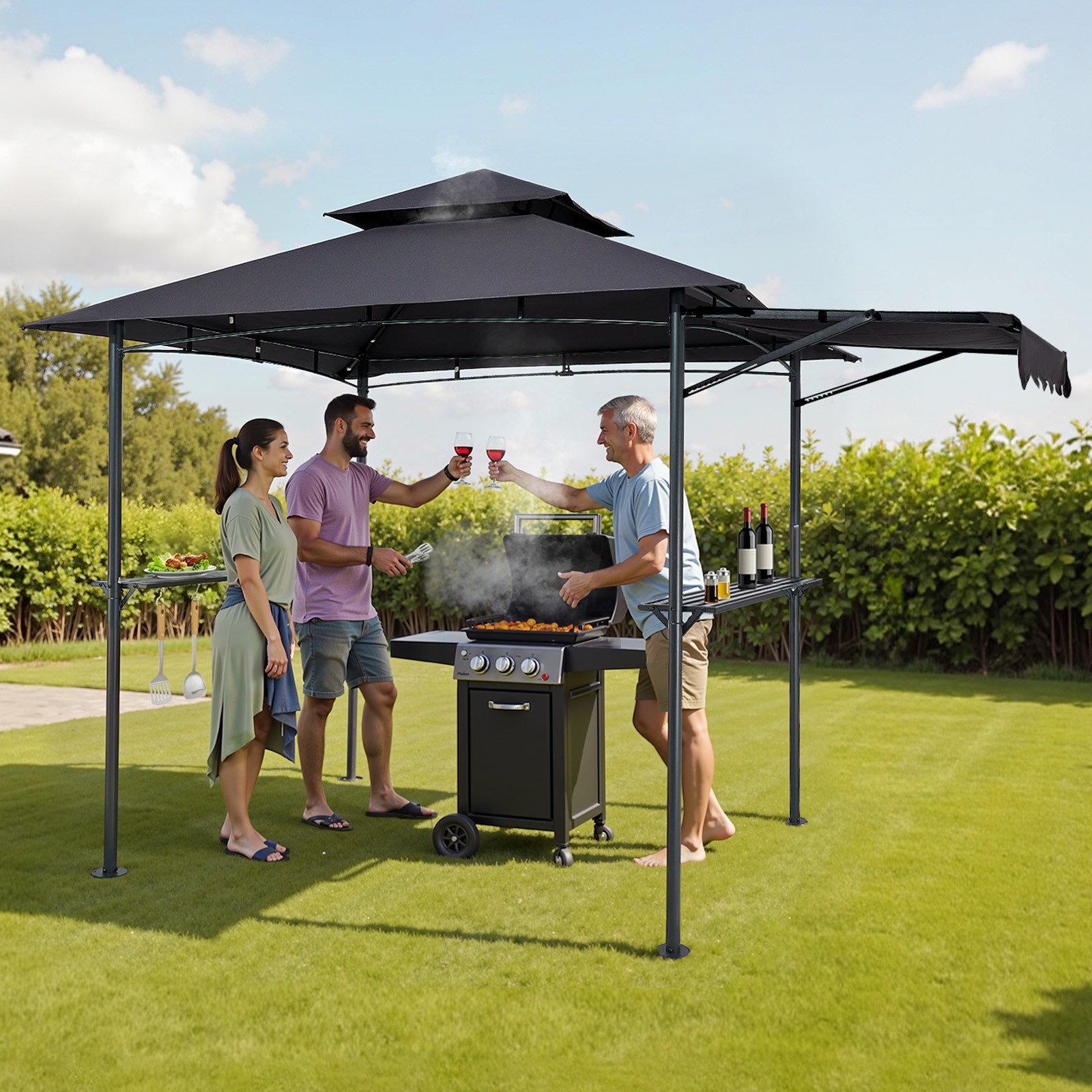 Tent W/ Shelves Hooks