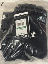 Under Armour Utility Softball Pants Girls Youth Large Black Cropped NWT
