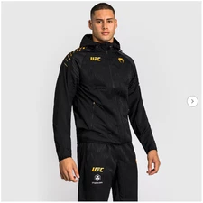 Men's UFC Zenith by Venum Black/Gold Authentic Fight Night Champion Full-Zip