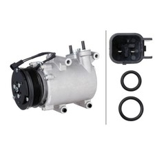 1x Kompressor, Klimaanlage HELLA 8FK 366 201-431 passend für FORD VOLVO