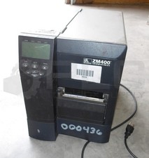 ZEBRA ZM400 THERMAL LABEL BARCODE PRINTER READ 