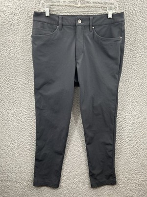Lululemon Pants Mens 31 Gray ABC Slim Fit Warpstreme Travel Work Performance