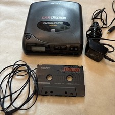 Vintage Sony Car Discman D-802K Portable CD Player