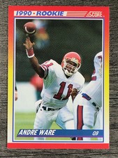 1990 Score #292 Andre Ware RC