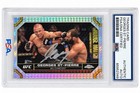 2024 Topps Chrome UFC MMA Georges St-Pierre Signed Auto Card #68 PSA DNA