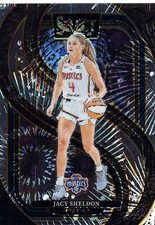 2025 Panini Select WNBA #198 Jacy Sheldon Silver Party Prizm