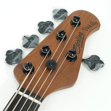 Sterling Music Man DarkRay 5 schwarzer Gitarrenbass mit gratis Ernie Ball Gurt