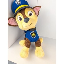 Paw Patrol Large 16" Chase Plush Stuffed Animal Good Condition