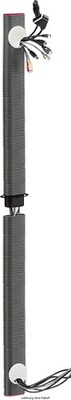 Multimedia Rohr Set Oval 2x1,5m 92x50mm grau Polyolefin Unterputz mit Muffe