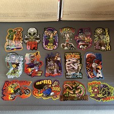 Extreme RARE (15) Pc Collection 90s Vending Machine Stickers (new) Old Stock! 