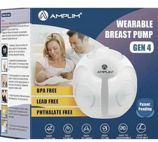Amplim Manual Wearable in-Bra Breast Pump – Silicone Milk Catcher Shell,...