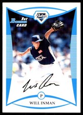 Will Inman 2008 Bowman Draft Picks & Prospects #BDPP88 Padres MLB READ FREE SHIP