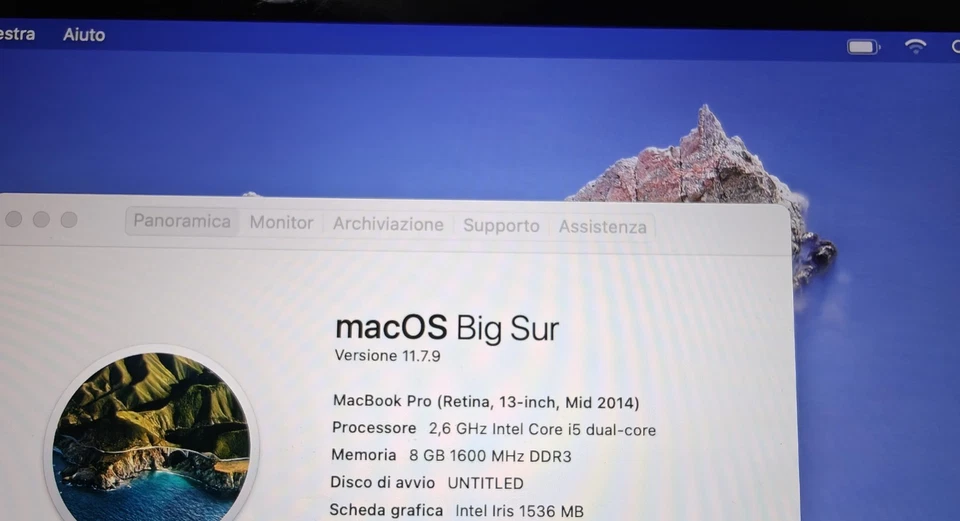 Apple MacBook Pro 13" 2014 · i5 · 8GB · 256GB, foto 3 di 5