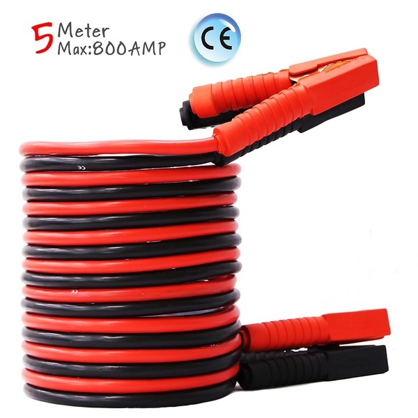 Starthilfekabel ÜBerbrüCkungskabel Starterkabel Batterie 800A 12/24V 2X5M 65Mm²-image