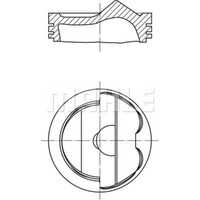 Mahle Kolben FüR Audi VW A5 Cabriolet 8F7 S5 Quattro 3.0 Tfsi A4 Avant 8K5 B8