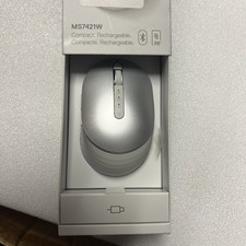 DELL MS7421W PLATINUM SILVER Premier Wireless Rechargeable Mouse