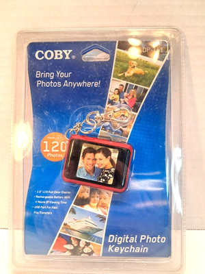 Coby DP 161 Digital Photo Keychain New Sealed 1.5  LCD- Retro Gadget Gift