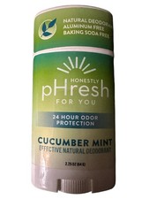 Phresh Cucumber Mint Deodorant by Honestly pHresh, 2.25 oz