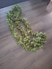 17 Ft Christmas Garland with Berries Artificial Holiday Garland for Home Decor