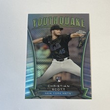 2024 Topps Chrome Update Series - Youthquake Christian Scott #YQ-74 (RC)