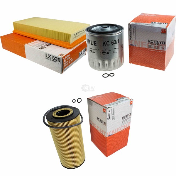 Mahle / Knecht Kraftstofffilter KC 63/1D Luftfilter LX 536 ÖLfilter OX 123/1D-image