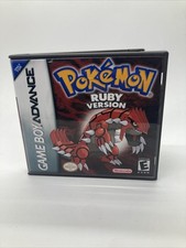 Pok mon Ruby Version Reproduction CASE ONLY Game Boy Advance Box BEST QUALITY