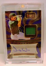 JACOB WILSON #35 /35 AUTO RELIC SELECT PANINI BASEBALL 2025