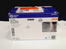 1 Commercial Electric 1005591795 3" Slim Trimless Recessed LED Light Kit