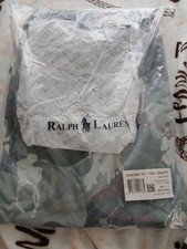 Polo Ralph Lauren Men  s 2pc Fleece Logo Tee  Drawstring Shorts Set Sz Large