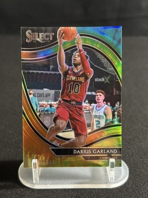 2020-21 Panini Select #234 Darius Garland Tie-Dye Prizms #/25
