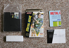 Metal Gear Nintendo NES 1988 Complete In Box Excellent Condition