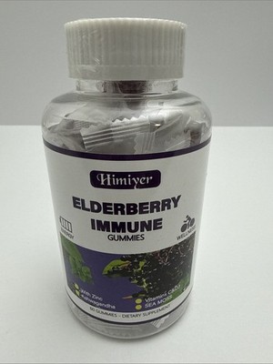 Himiyer Elderberry Immune Health Gummies 60 Count Exp 01/28