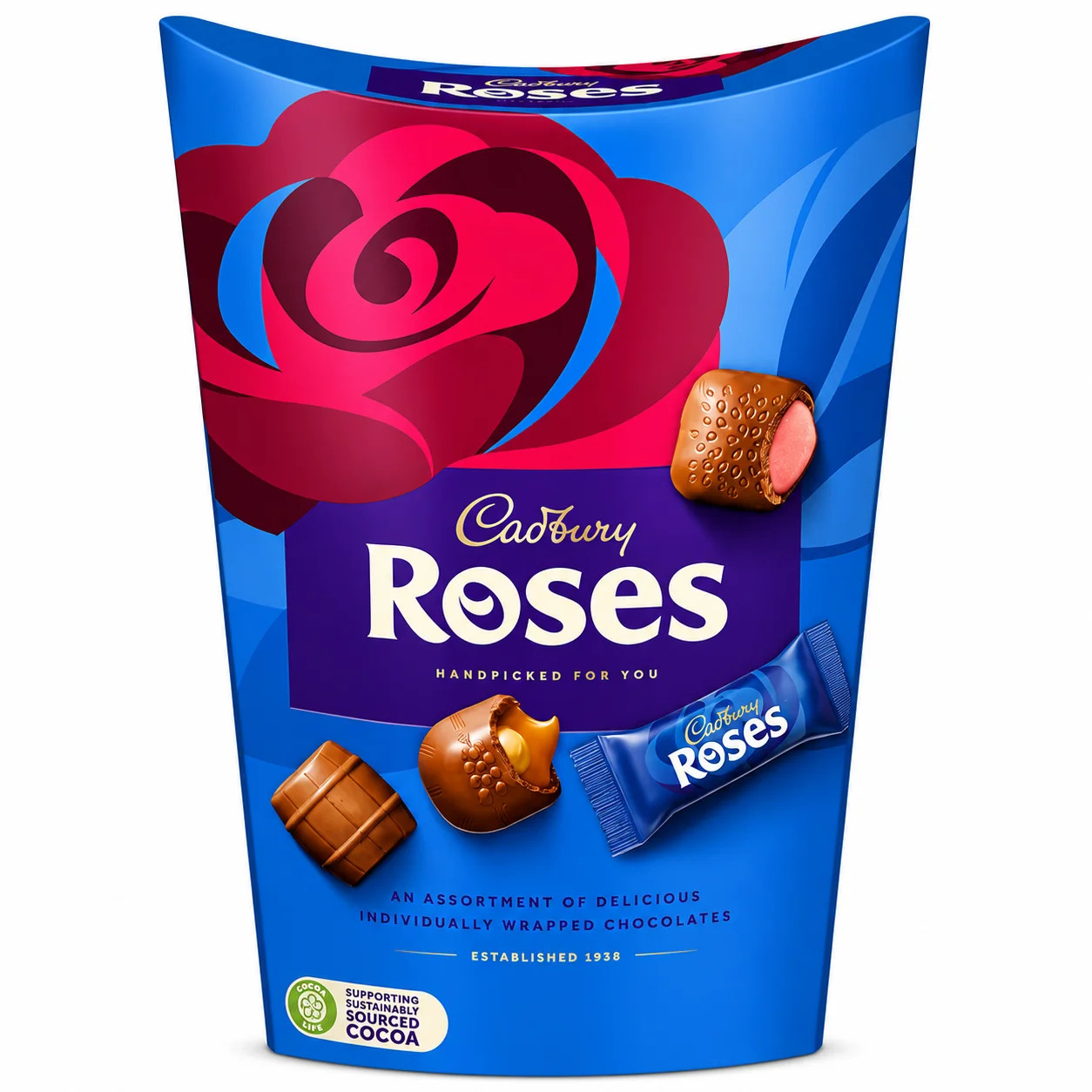 Cadbury Roses Chocolate Carton 290g - from Giant Bradley's Sweet Shop