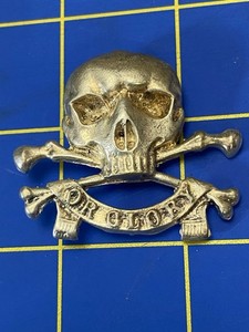 17th Lancers Motto Field Service Cap Size Original Cap Badge