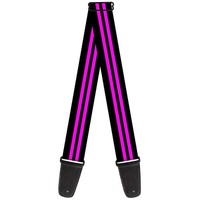 Guitar Strap - Stripe Black/Pink (Us Import) ACC NEU