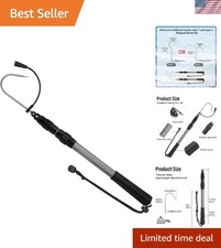 Lightweight Telescopic Fish Gaff - 55  Expandable Aluminum Alloy for Big Catches