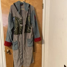 Star Wars Boba Fett Hooded Bathrobe for Men/Women | One Size Fits Most Adults