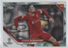 2021-22 Topps Chrome UCL Aqua Lava Refractor Jordan Henderson #16