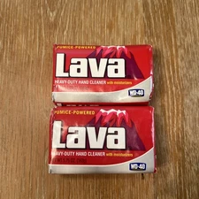 Lava Heavy-Duty Hand Cleaner Bar Soap Pumice Powered, 5.75 oz Bar, Lot Of 2